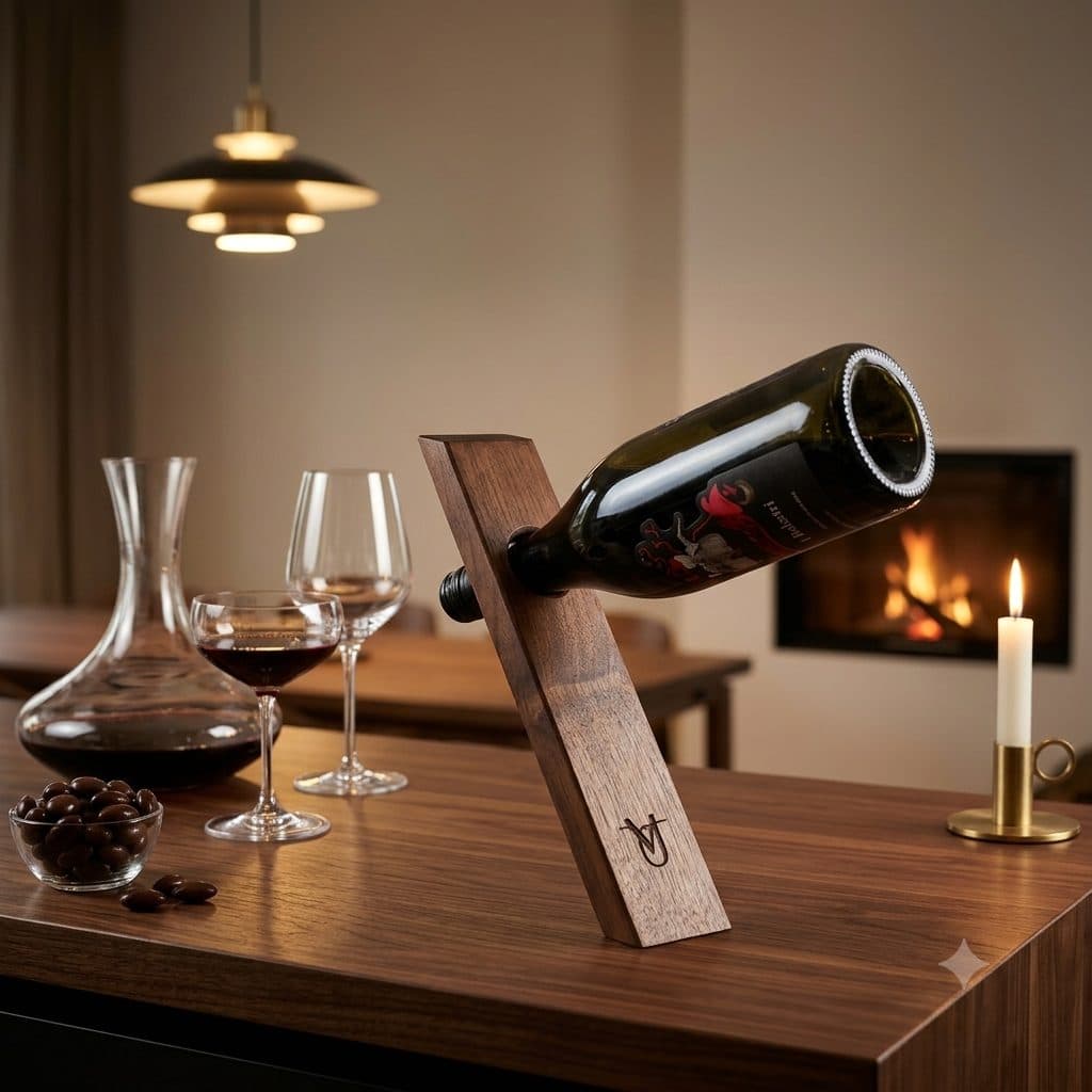 Vinholder i teak (vin 001)